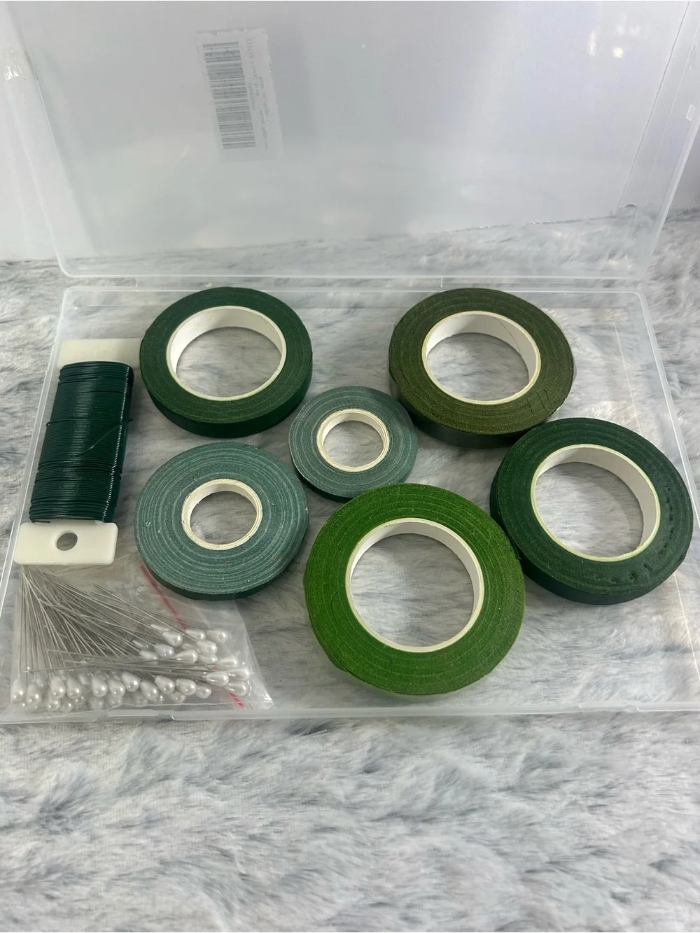 bloom Green Floral Tape and Stem Supplies Set
